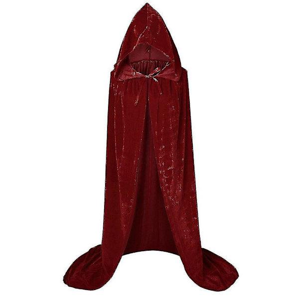 Sanderson Søstre Kappe   Mary Sarah Winifred   Kostume Jul Voksen Børn Middelalderlig Kappe Claret1 L 120*140cm *