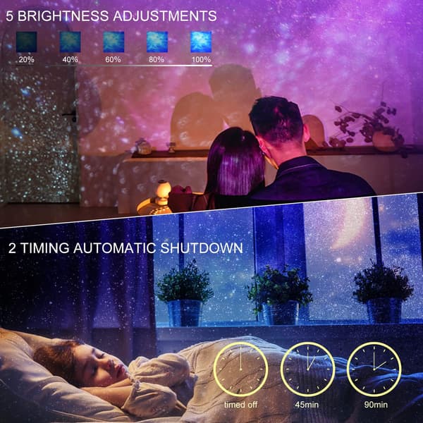 Astronaut Star Projector, LED Children's Lamp, Galaxy, ZQKLA