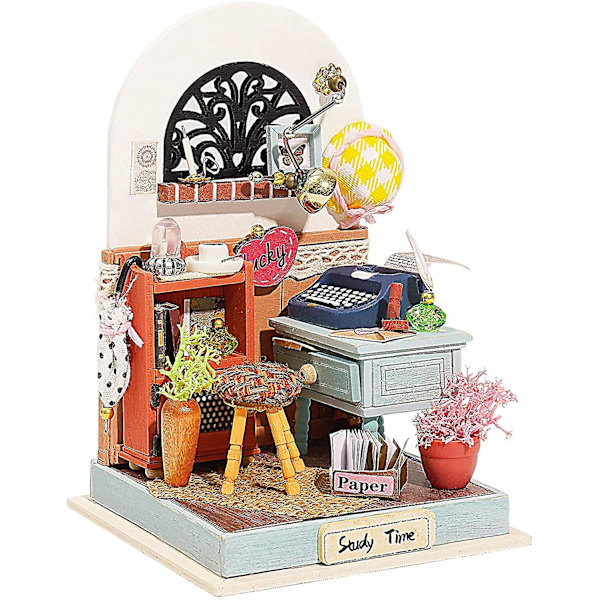 DIY Miniatyr Möbel Dockhus Kit Badrum Set (inspelningsstämning)