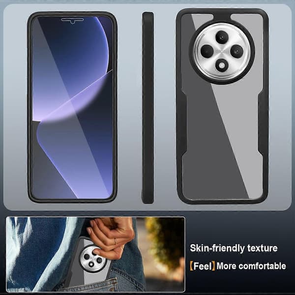 Kompatibel med Oppo Reno12 FS 5G telefonfodral Multicolor Green