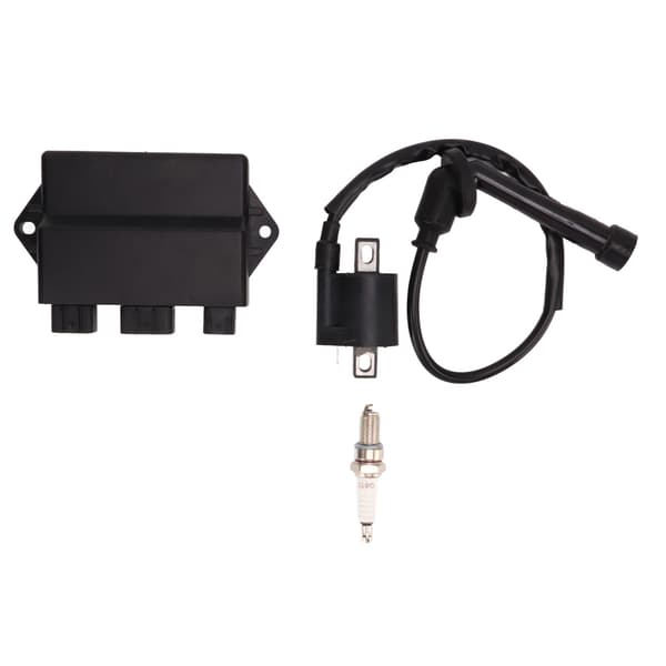 CDI Box, Ignition Coil Kit and Spark Plug 3KJ 82310 10 00 Replacement for GRIZZLY 600 660