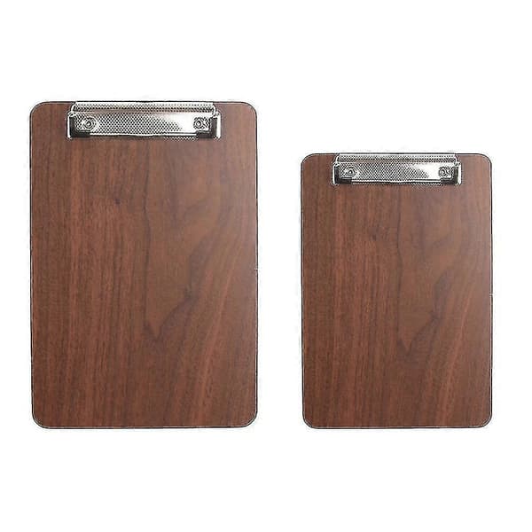 2 stk. Træ Menu Tavle Klips Køkken Restaurant Menu Holder Menu Clipboard A4+a5
