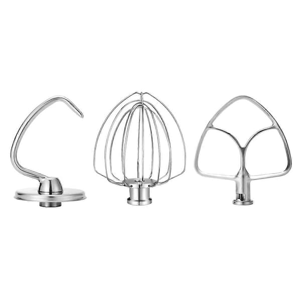 Lisätarvikkeet KitchenAid 4.5-5 Qt kallistuspäisille yleiskoneille Silver