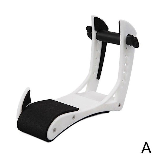 Justerbart Elektriskt Gitarrbenstöd Halkfritt Ergonomiskt Gitarrhållare White