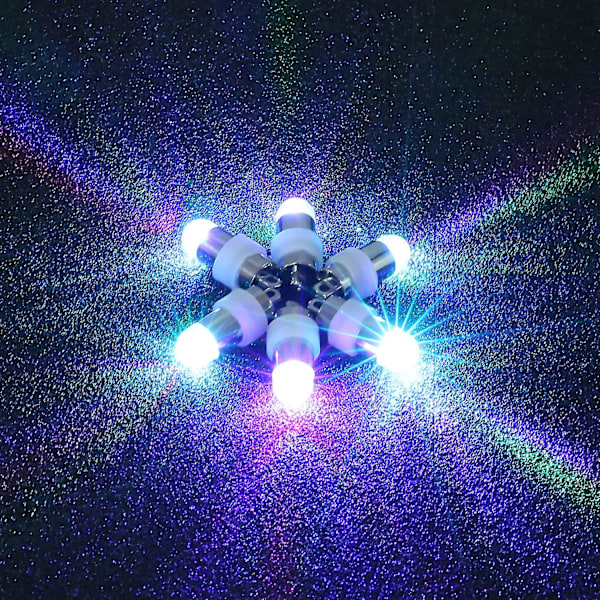30 kpl Led-valoja, Mini paristoilla toimivat Led-juhlavalot paperilyhtyihin, kukkakoristeluun, sisä- ja ulkokäyttöön, terassille, seppeleelle, puutarhaan, häihin, juhliin Multicolor