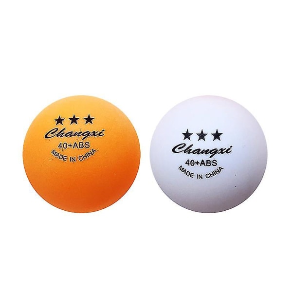 Bordtennisboll 50/100 st Bulk Abs Ping Pong Ball 3-stjärnig 40+ Standardstorlek träningsboll kompatibel med spel Orange 100pcs