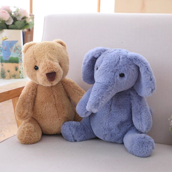 Plushdjur för Bebis Barn Sovrum Soffa Vardagsrum Oranmets Dinosaurie 30cm elephant 30cm