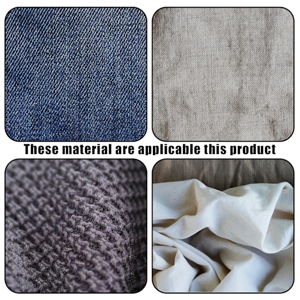 Rulle med 70 meter stryktejp, fålltejp för strykning av trasiga kläder jeans byxor kjol (svart 1,5 cm, vit 2 cm bred)