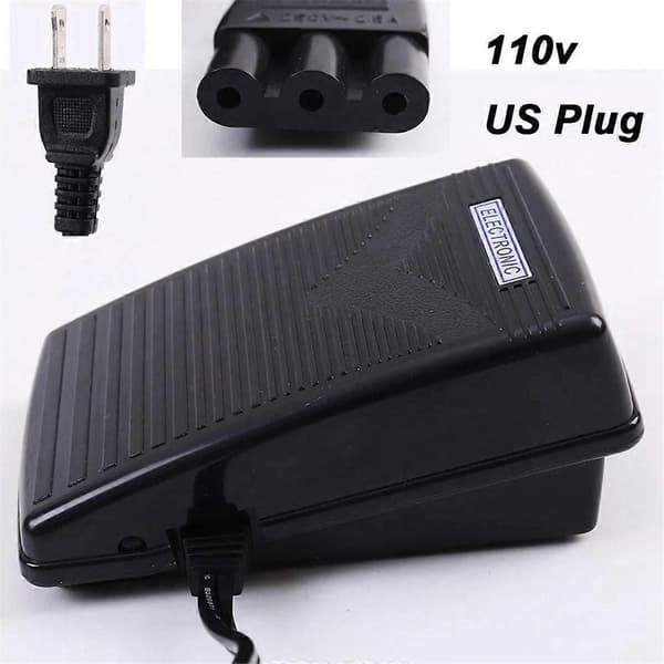 Variable Speed Foot Pedal for Sewing Machines - Household Replacement Accessory
