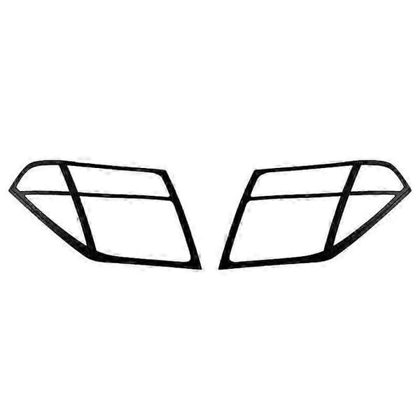 [KK] Headlight Cover Compatible with Navara D40 (2006-2013) Car Accessories Replacement Part Black