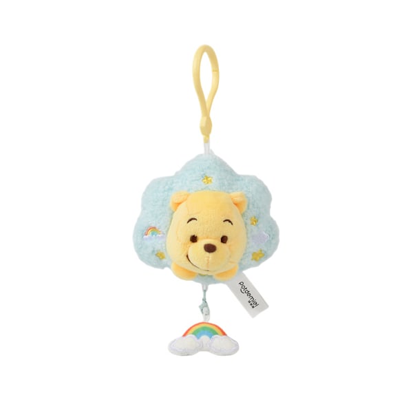 Disney doll strawberry bear doll key chain Stitch plush toy backpack pendant bag pendant 78cm