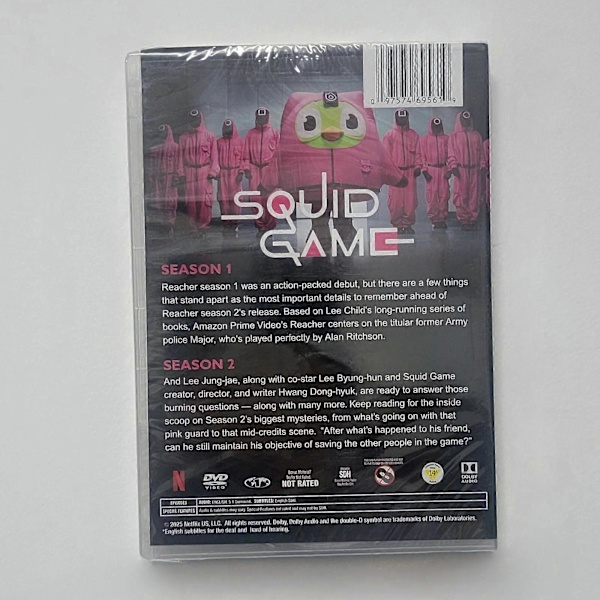 Squid Game sæson 1-2 (DVD 6-Disc) Ny
