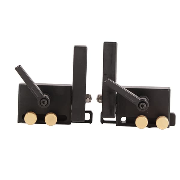 2 PCS Left Right Miter Track Stop Woodworking Positioning Limiter Track Stop