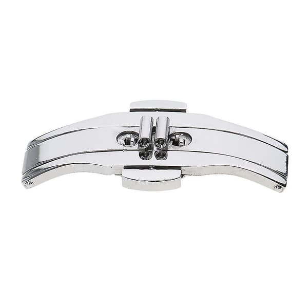 Dobbelt Trykknap Butterfly Deployment Urremspænde i Rustfrit Stål - 5x18mm 6x23mm
