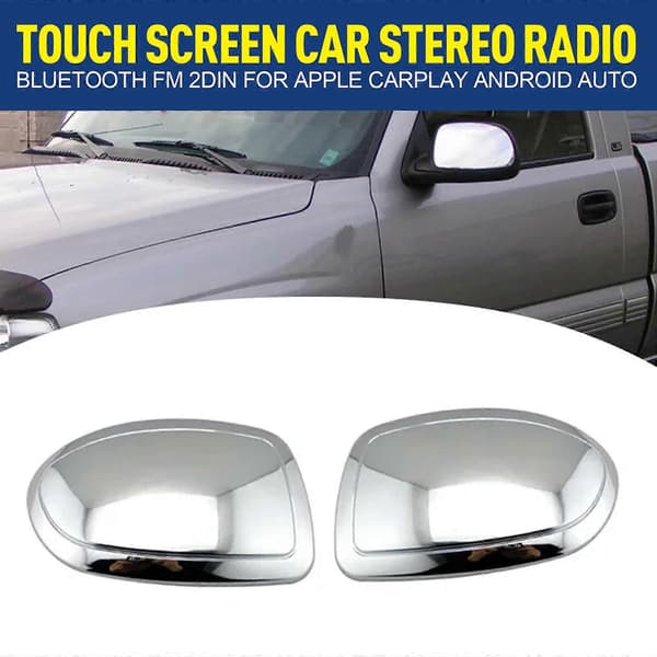 Til 1999-2006 Chevy Silverado GMC Sierra Krom Bakspejlsdæksler Overlay