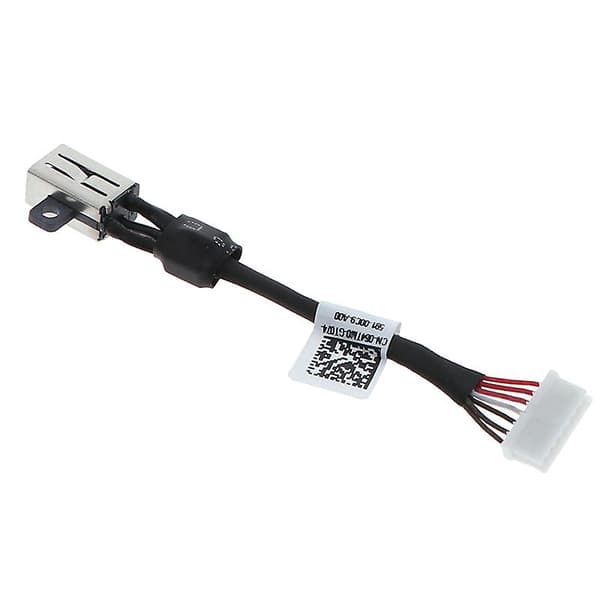 Til Dell Xps 15 9550 9560 DC Strømstik Opladningsport Socket Ledningsnet Kabel