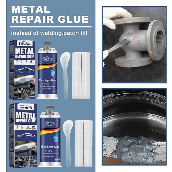 Magic Welding Super Glue Repair Iron Steel Metal Ab Teollinen liimavalu 50ml