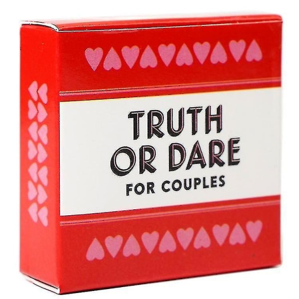 Täydellinen Englanninkielinen Romanttinen Parisuhteen Pelikorttipakka Syvään Dialogiin 150kpl/laatikko Truth or courage