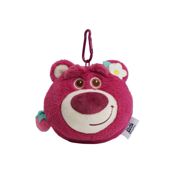 Disney-docka jordgubbsbjörn docka nyckelring Stitch plyschleksak ryggsäckshänge väska hänge 33cm
