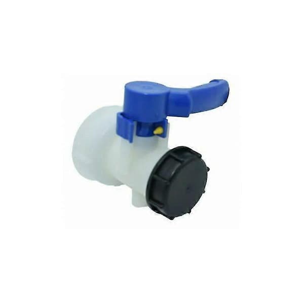 2024, Ventil Til Ibc Tank 1000 Liter 2\" / 62 Mm Integreret Plastik Sommerfugleventil Dn40 (62 Mm)