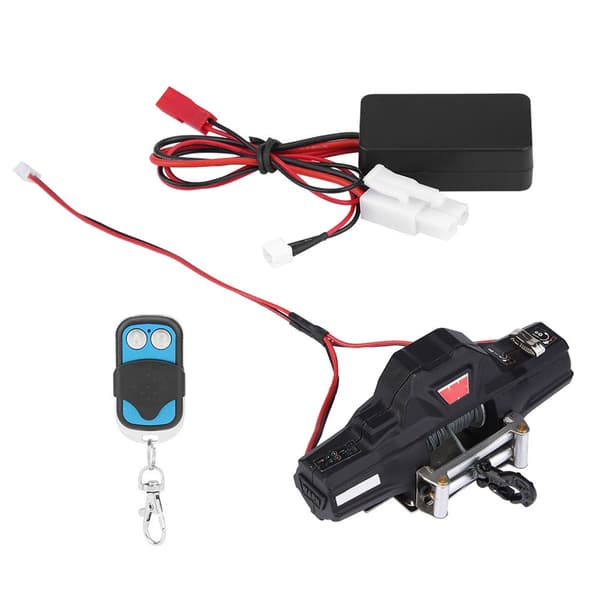 1/8 Scale RC Model Vehicle Crawler Car Accessories Dual Motor Winch With Remote Control