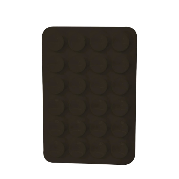 5 stk silikone sugetelefon taske selvklæbende montering, til Iphone & Android mobiltelefon taske kompatibel, håndfri mobil tilbehørsholder black
