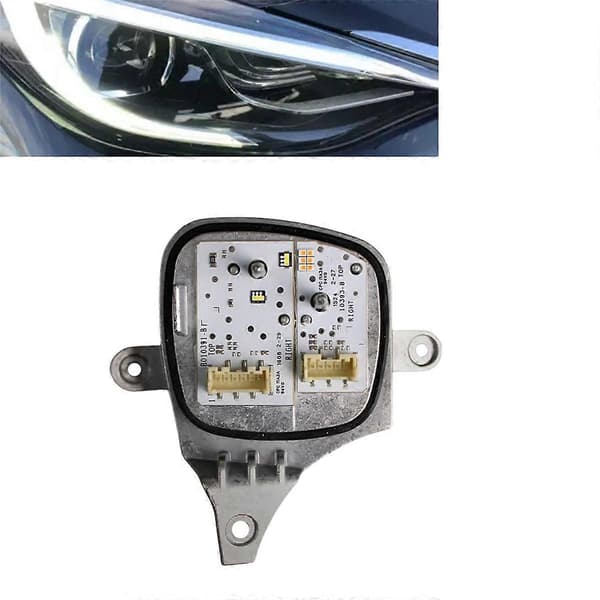 1 par frontlykt LED-modul kjørelysmodul B010390-B B010391-B for QX30/Q30 2017- Silver