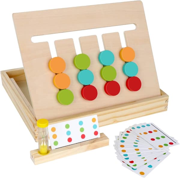Montessori Learning Color and Shape Matching Toy Skateboard