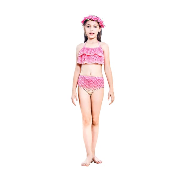3-delat set flicka sjöjungfru svans bikini badkläder set STYLE 5 STYLE 5 140cm