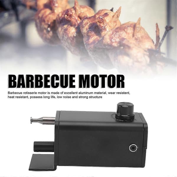 Barbecue Motor Portable Adjustable Speed High Torque BBQ Grill with USB Cable for Camping Kitchen
