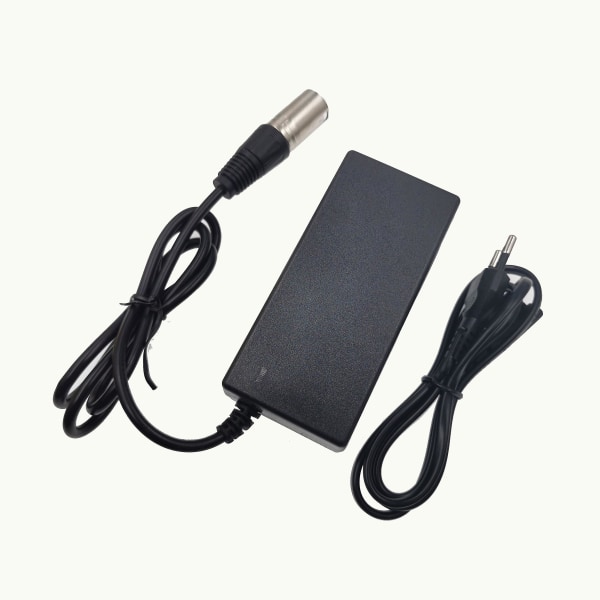36V 1.5A 3-polet XLR Blybatteri-cykeloplader Elektrisk Scooter E-cykel Rollestol Oplader US
