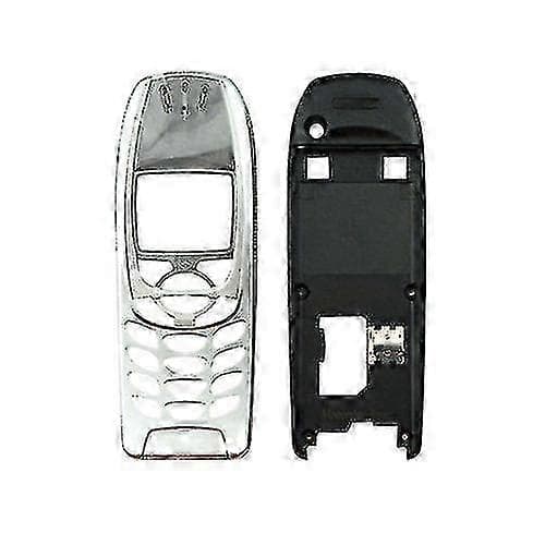 Komplet husdæksel (frontdæksel + midterramme) til Nokia 6310 / 6310i 2025 Silver