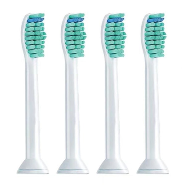 4 stk erstatning tannbørstehoder egnet for Philips Sonicare elektriske tannbørster