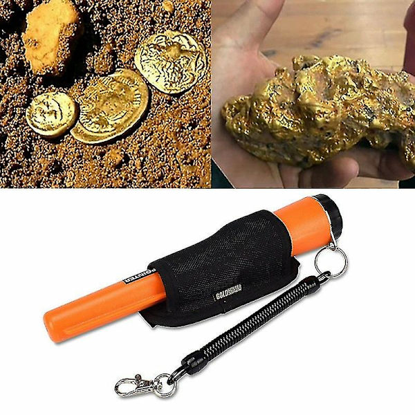 Metalldetektor, Fullt Vattentät Handhållen Pinpointer, Hög Precision Handhållen Skattjakt Sökare