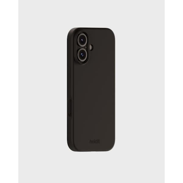 Holdit iPhone 16 Mobilcover Silikone Sort