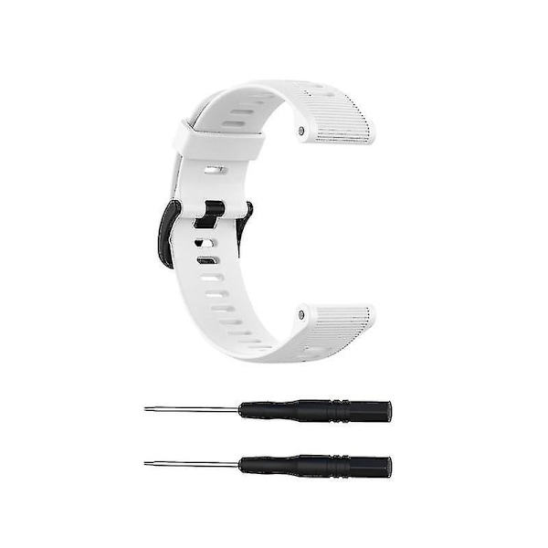 22mm Ersättningsarmband Kompatibelt Garmin Forerunner 945 935 Fenix 6 Quatix 5 White