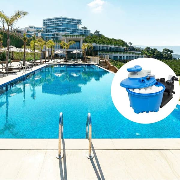700g filterbolde til swimmingpool, filterbolde til sandfiltersystemer, kan holde 25 kg