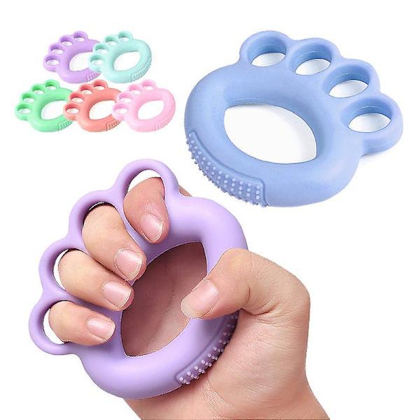 Handträningsboll, handgreppskompatibel förstärkare Handträningsövningar, fingertränare kompatibel med artrit äldre och barn Pink 10LB
