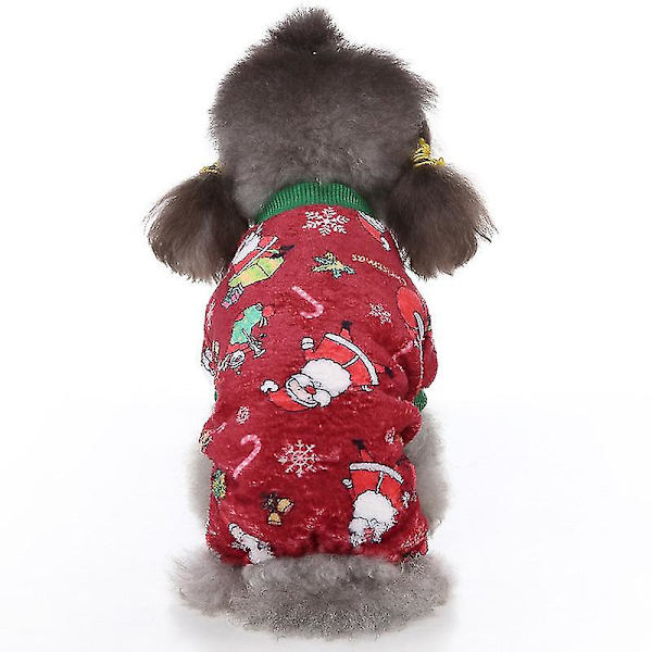 Hunde-Julepyjamas Varm Vinterklær M