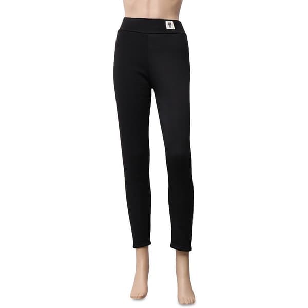 Fleeceforet Leggings Vinter Leggings SORT y Sort Black 3XL