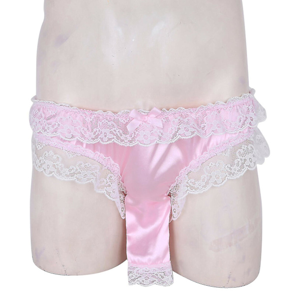 Miesten avoin stringit Pink M
