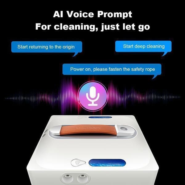 Robotvindusvasker - LIECTROUX - S11 - 4-veis spraying - Glassdeteksjon - Bluetooth-kontroll