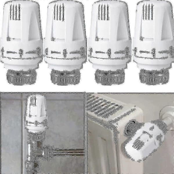 4 kpl TRV termostaattinen patteriventtiilin säädin M30x1.5 lämmitys 2PCS
