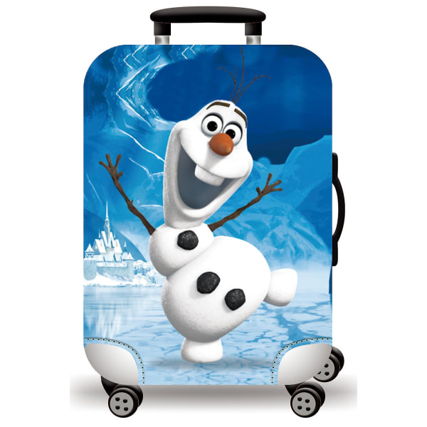 Jinzhaolai Kawaii Frozen Elsa Anime Tegneserie Elastisk Bagagebeskyttelsesdæksler Støvbeskyttelsesdæksler Pigegave Rejsetilbehør Til 18''-28'' Bagage H399 M