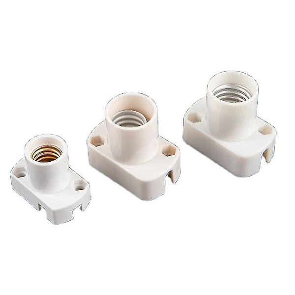 Mini Skruelampefatning E12 E14 E17 Pærefatning Lyspæreholder Adapter A2