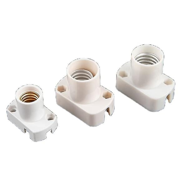 Mini Skruv Lampa Bas E12 E14 E17 Lamphållare Glödlampa Sockel Adapter A3