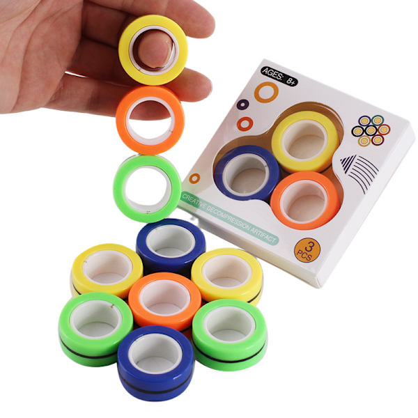 Tryckbeständiga magnetiska ringar