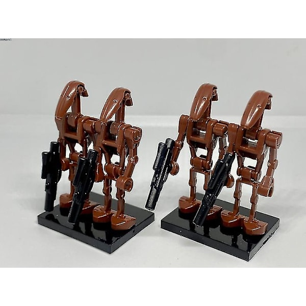 Stridsdroid Minifigurer Star Wars Super Stridsdroids Kommendanter Piloter 10Clone Trooper 30Droid