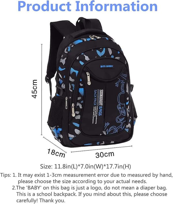 Camo Backpack for Boys, Elementary School Backpack, Camouflage Backpacks for Boys, Camo School Bag