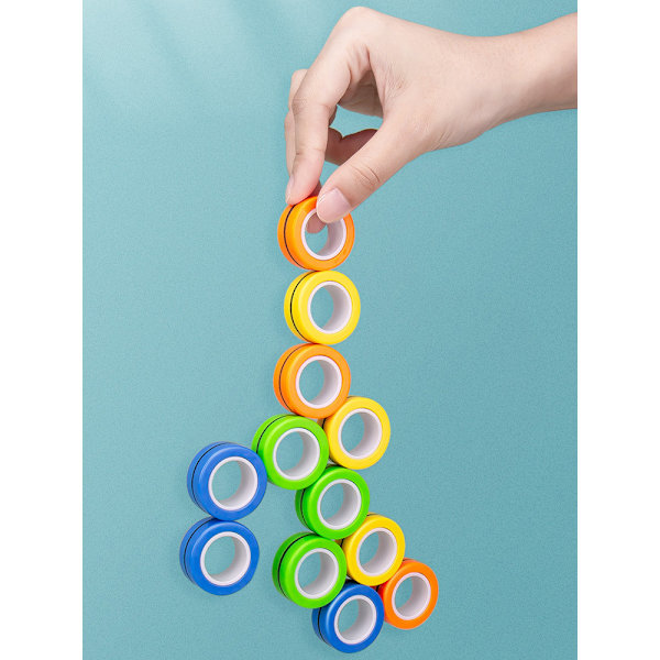 Trykbestandig magnetisk ring